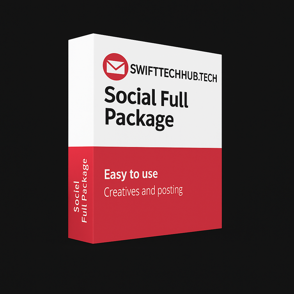 social Media Full package (organic)
