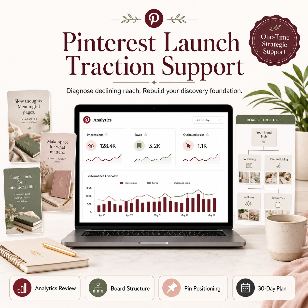 Pinterest Launch Traction Support